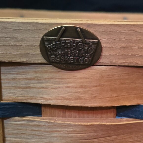 Petersboro Basket Co USA Large Magazine & Fireside Storage Basket - Picture 2 of 9